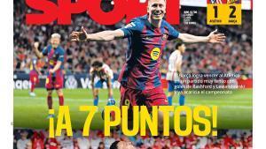 Esta es la portada de SPORT de hoy domingo, 5 de abril de 2026