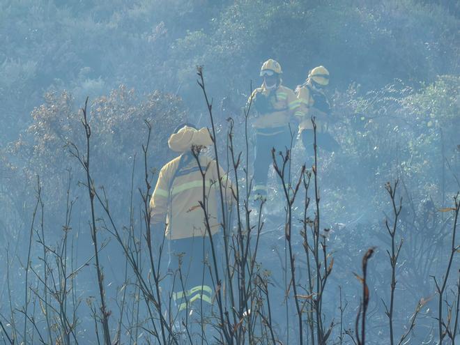 Conato de incendio de Telde, en imágenes