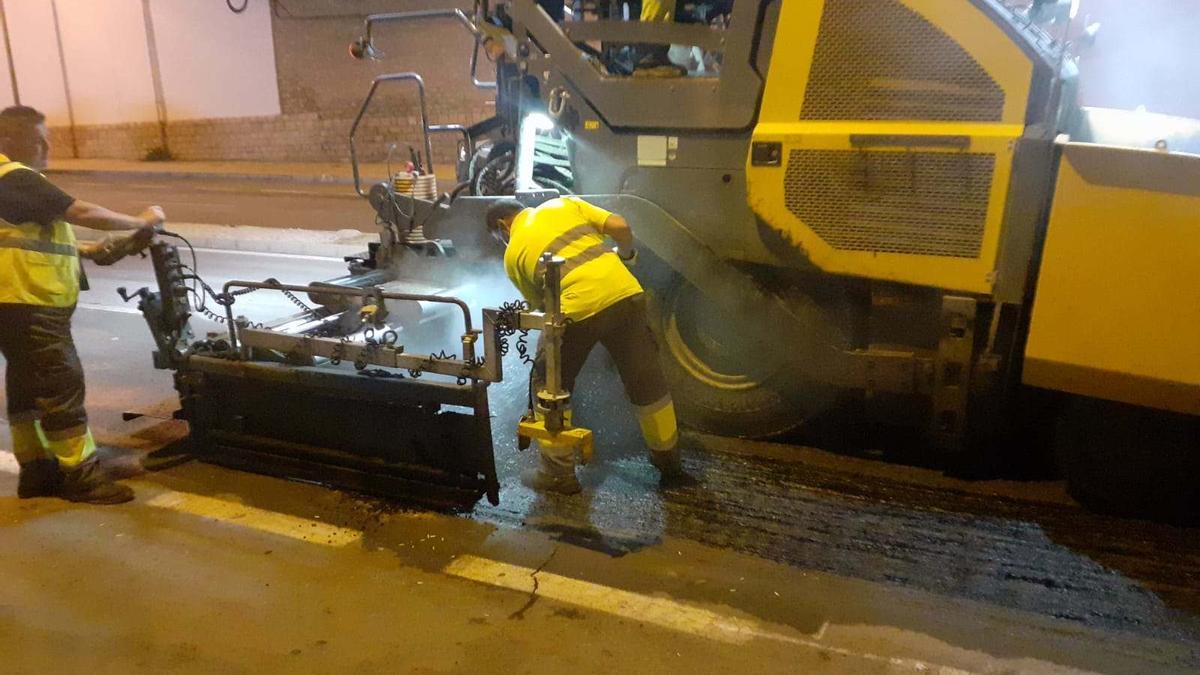 Trabajos de asfaltado en Alicante