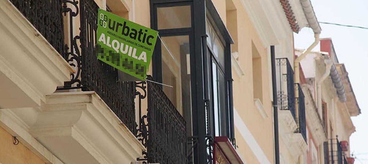Un piso en alquiler.