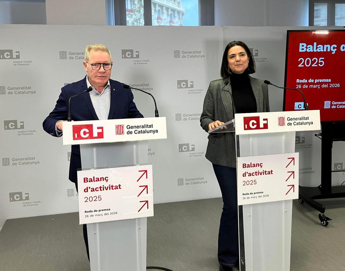El presidente de la junta de gobierno del ICF, Juli Fernández, y la consejera delegada, Vanessa Servera.