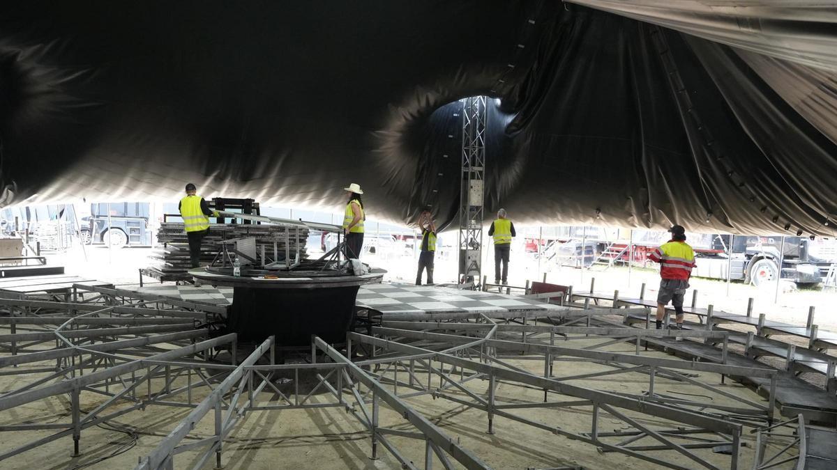 Vídeo |  El Circo Encantado inicia el desmontaje de la carpa a la espera de poder reubicarse en otro solar de Badajoz El Circo Encantado inicia el desmontaje de la carpa a la espera de poder reubicarse en otro solar de Badajoz