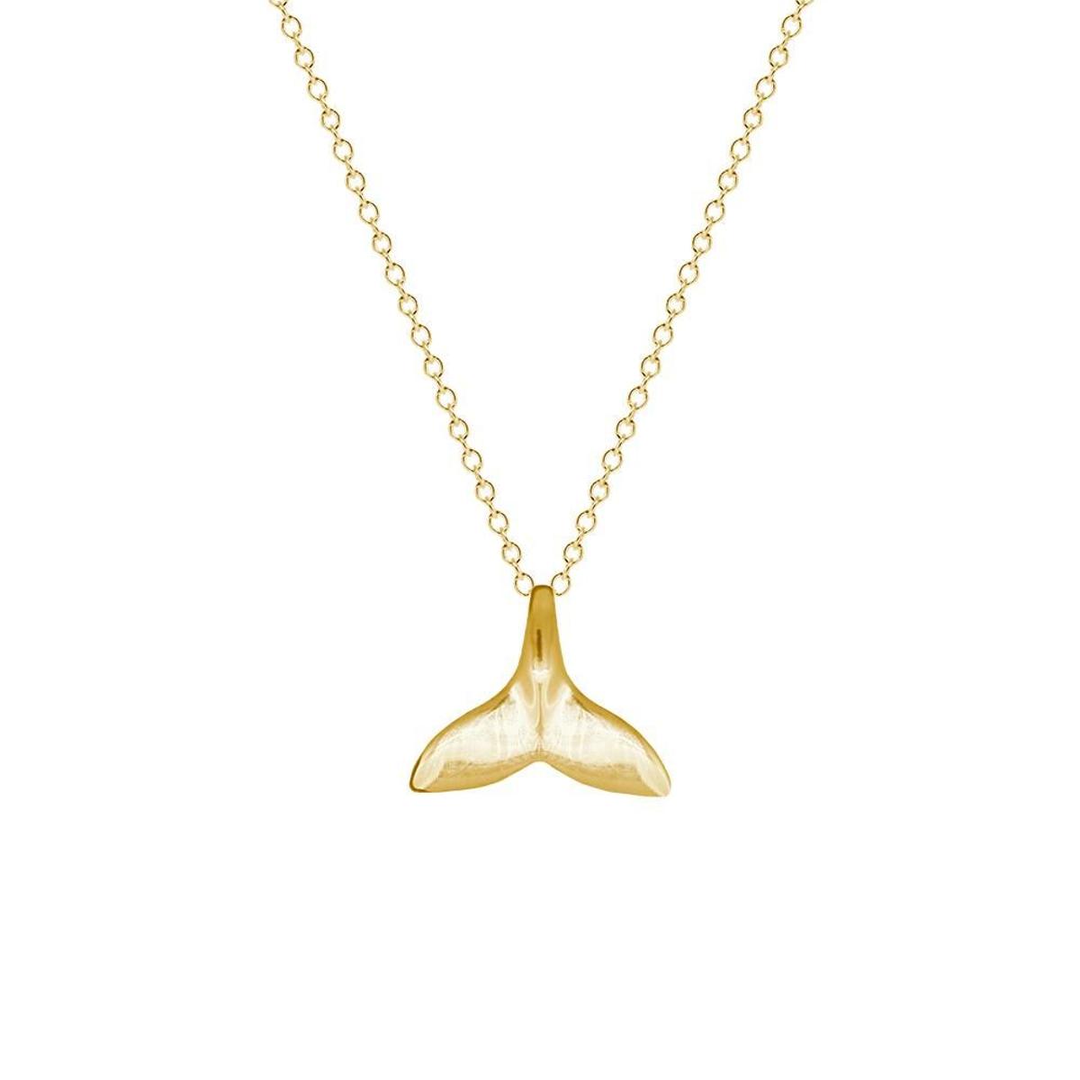Collar BAAT en oro inspirado en la forma de una cola de ballena