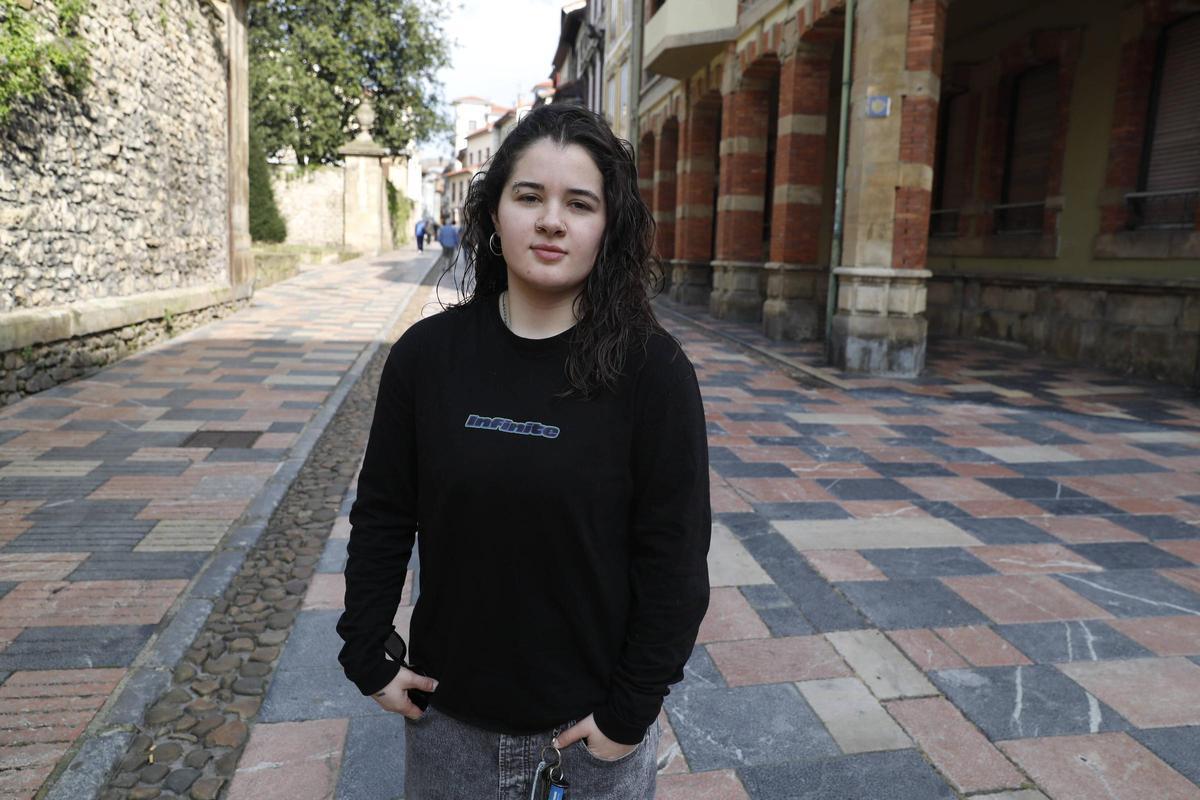 Marta López, este lunes en Rivero.