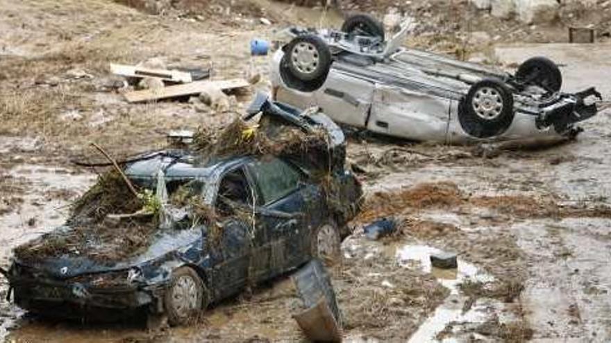 La tromba en el Rosario tuvo un efecto devastador.