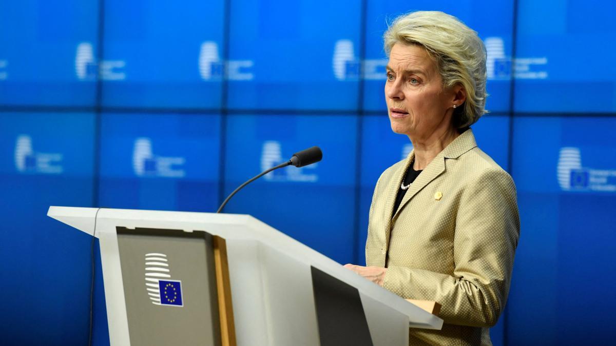 La presidenta de la Comisión Europea, Ursula von der Leyen.