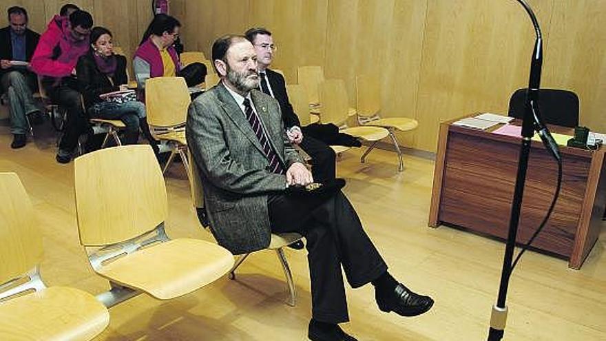 José Navieras, «Pepe el Ferreiro», durante el juicio celebrado la pasada semana en Avilés.