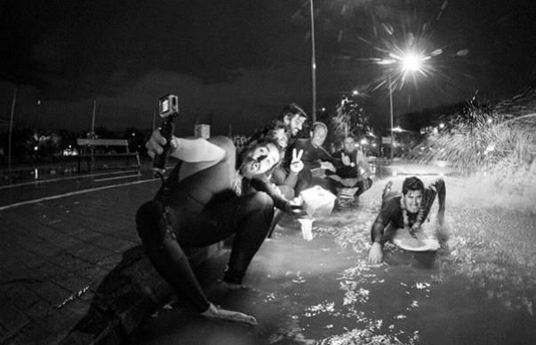 Surfeando en el Cabanyal