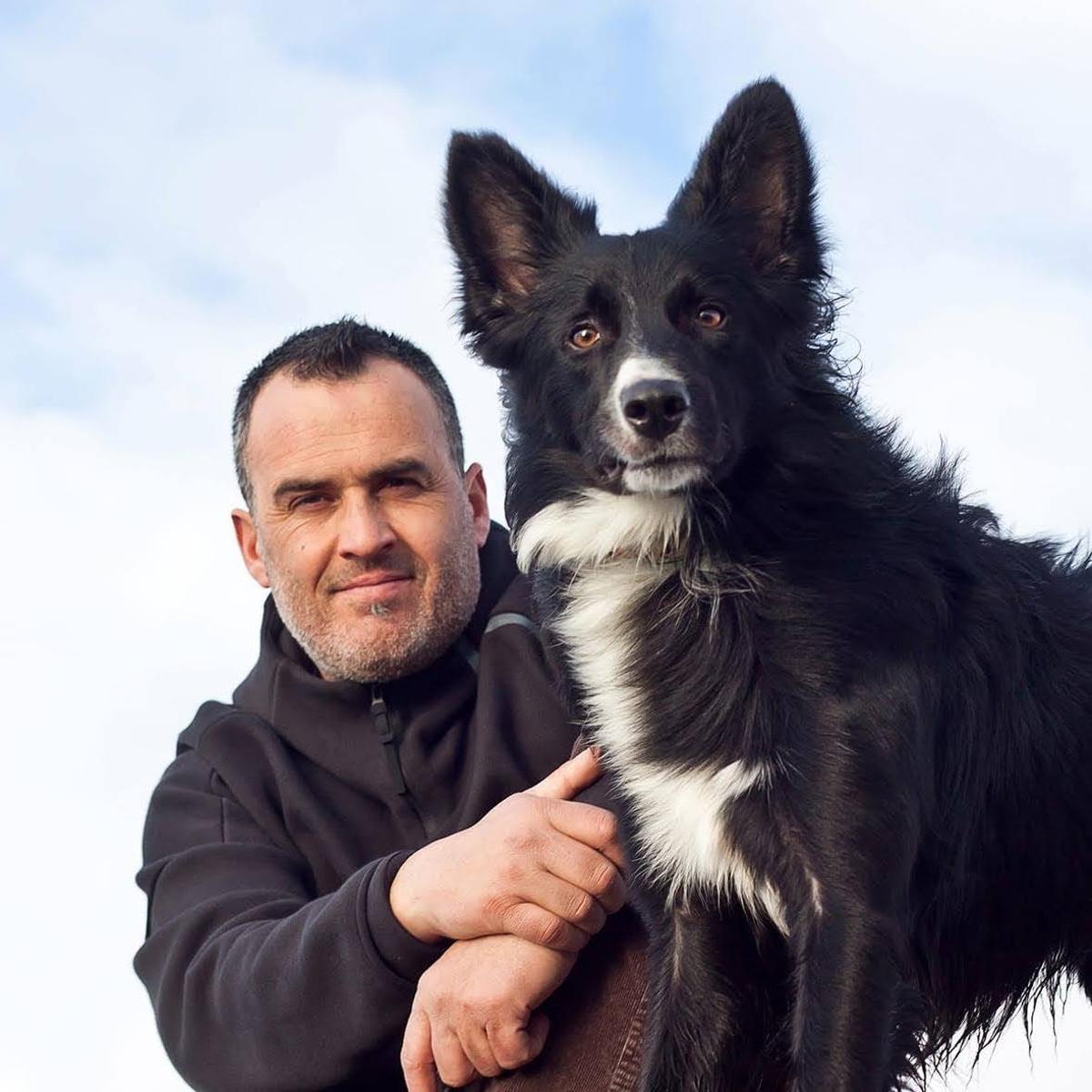 Gonzalo Figueroa y el perro Moi!