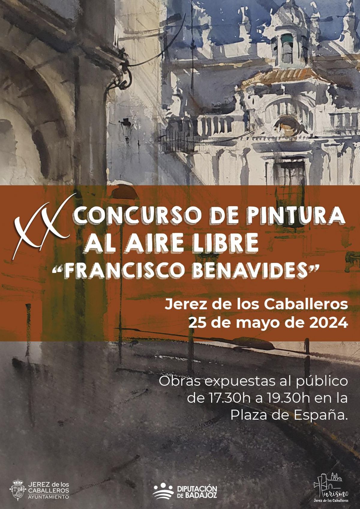 Cartel del XX Concurso de Pintura al Aire Libre Francisco Benavides