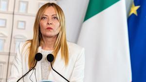 La primera ministra de Italia, Giorgia Meloni