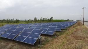 Paneles de energía solar.