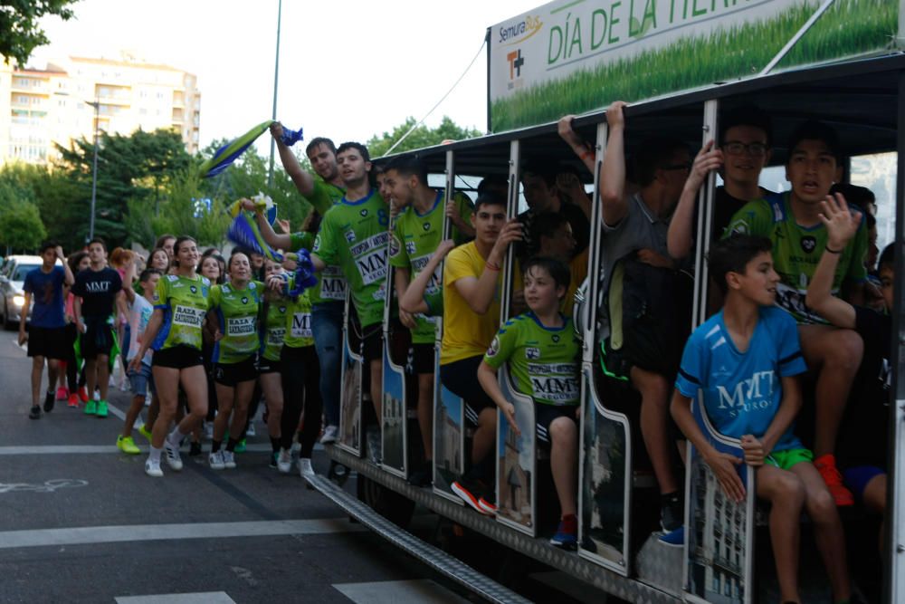 Zamora celebra el ascenso del MMT Seguros