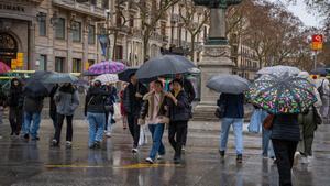 L’arribada d’un tren de borrasques deixarà una setmana de pluges intenses, forts vents i temporal marítim