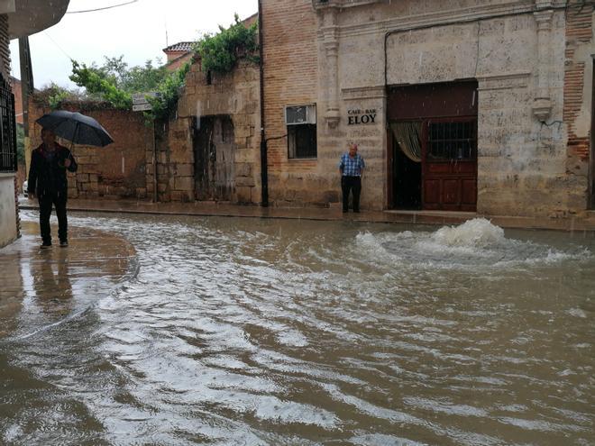 GALERÍA | Impresionante tromba de agua en Toro