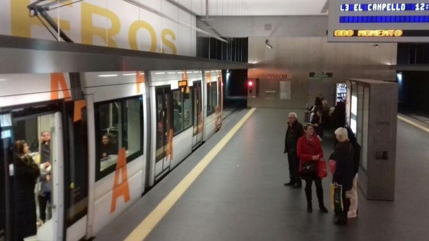 La estación del TRAM de Luceros