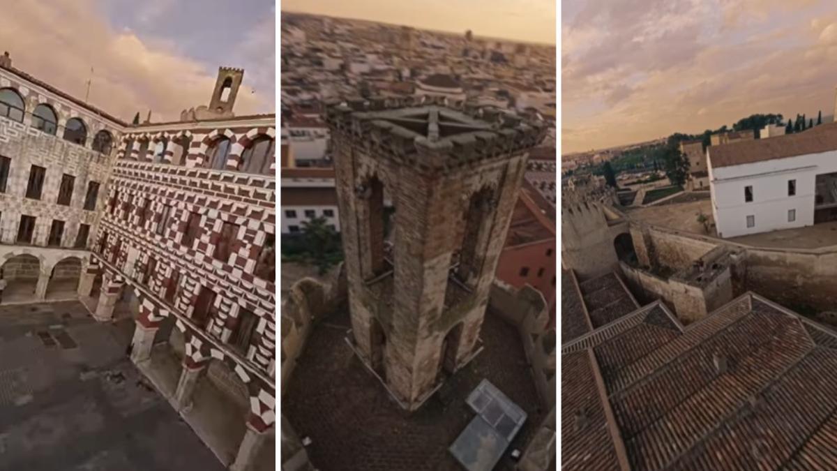 El vídeo que muestra Badajoz a bordo de un dron.