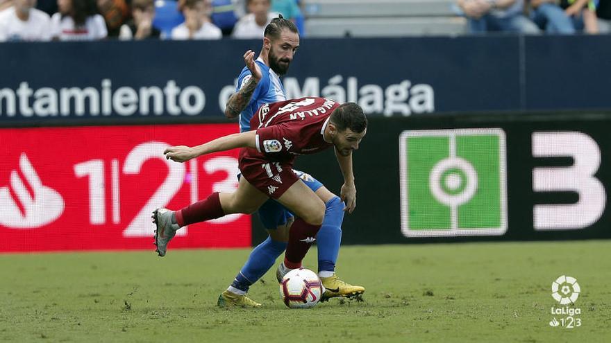 Cifu, uno de los defensas titulares del Málaga en este inicio liguero.