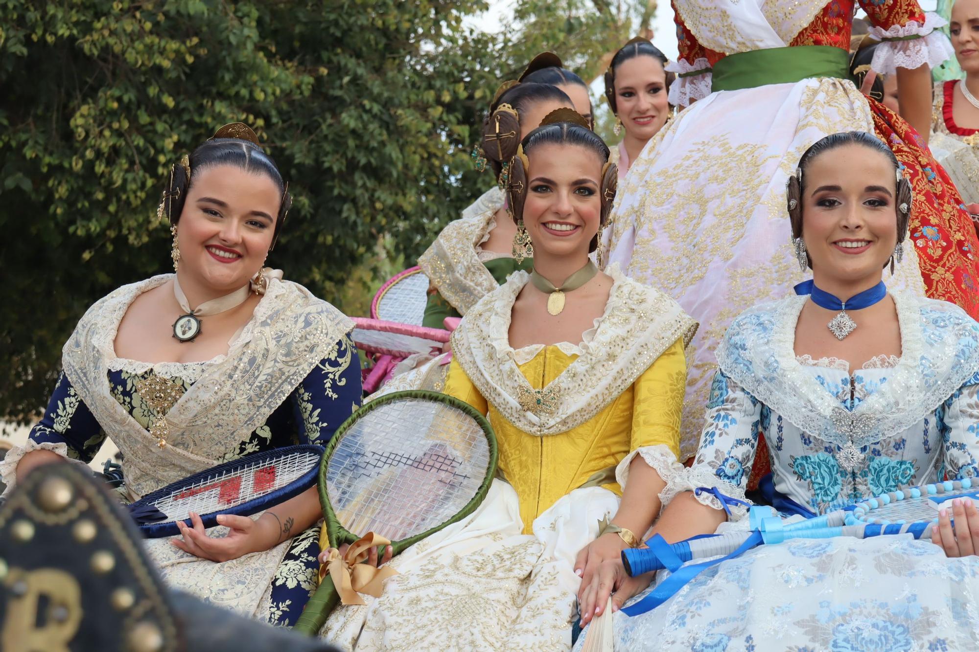 La Batalla de Flores de las candidatas a Falleras Mayores de València