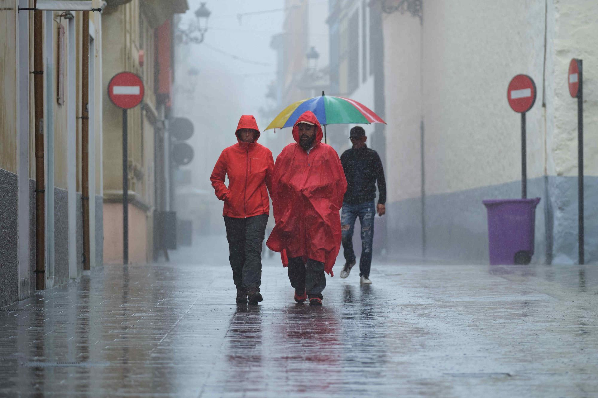 Primeras lluvias en Tenerife en la mañana del sábado 24 de septiembre de 2022