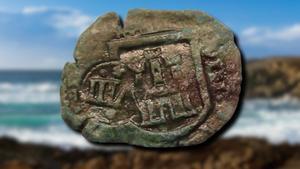 Maravedí de cobre del año 1622