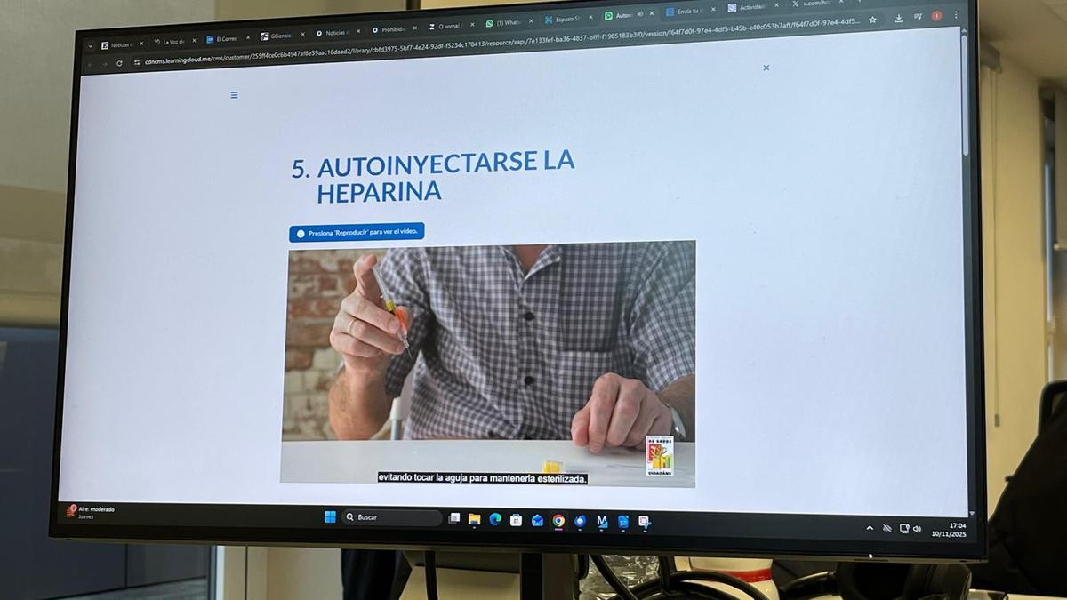 Fotograma de un tutorial disponible en Share.