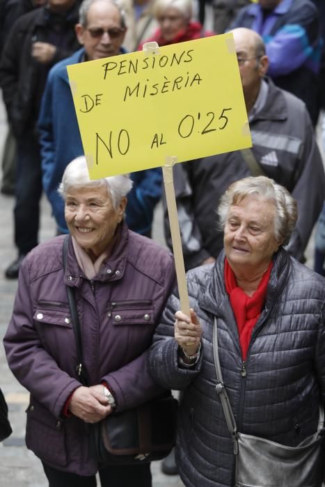 Manifestació a Girona contra el pla de pensions paneuropeus