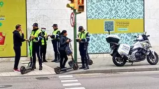 Un patinete cazado por un radar a 90 km/hora en Son Rapinya