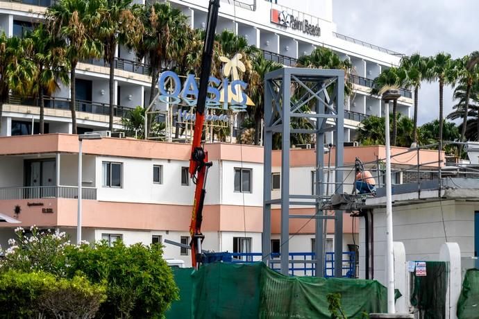 OBRAS ILEGALES CERCA DE LA CHARCA DE MASPALOMAS