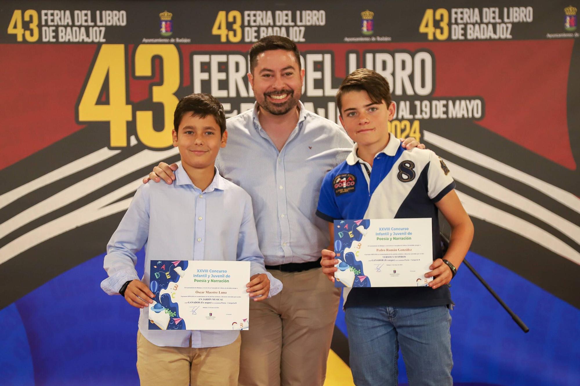 Diez centros educativos de Badajoz participan en el Concurso de Poesía y Narrativa