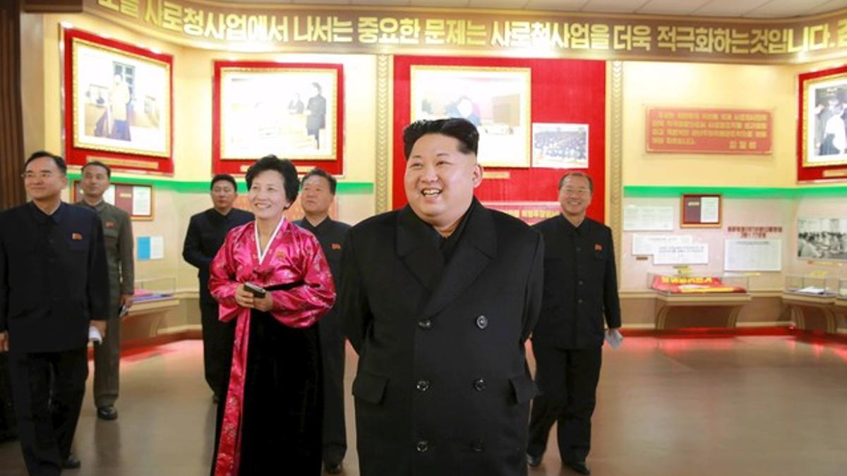 El líder de Corea del Norte, Kim Jong-un, en una imagen del pasado 20 de enero en Pionyang.