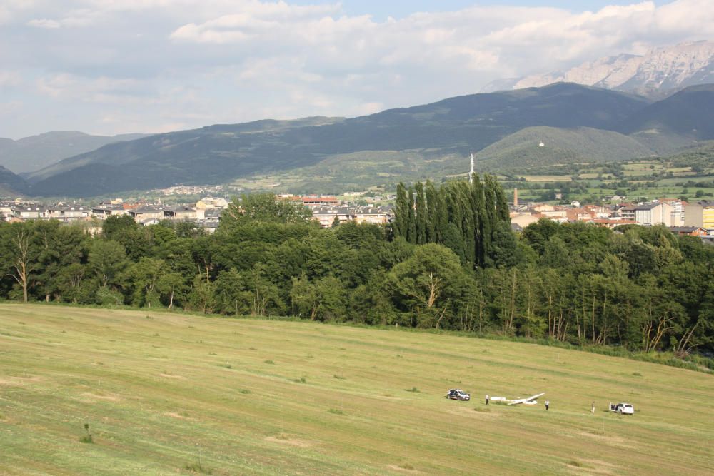 Accident d'un planador a la Seu d'Urgell