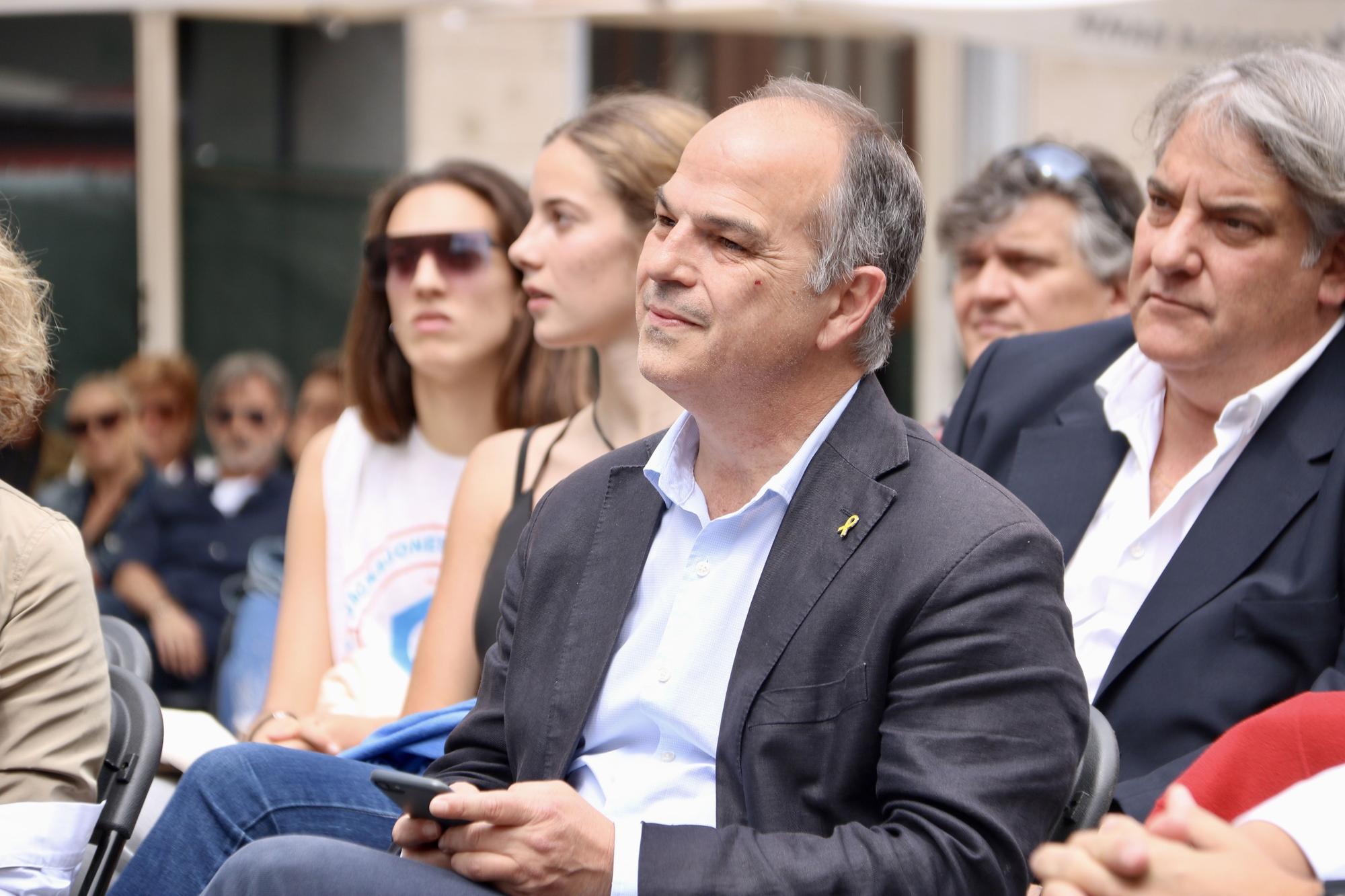 Acte central del candidat a l'alcaldia de Manresa de Junts, Ramon Bacardit