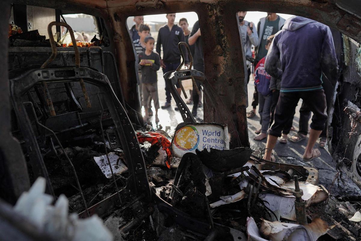 Un ataque israelí en Gaza mata a siete empleados de la ONG World Central Kitchen