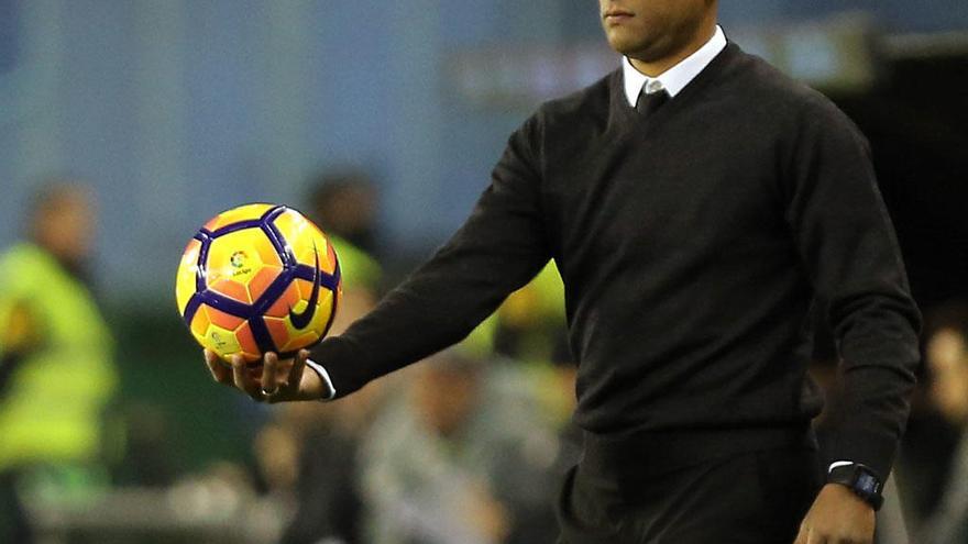 Marcelo Romero, el pasado domingo en Balaídos.