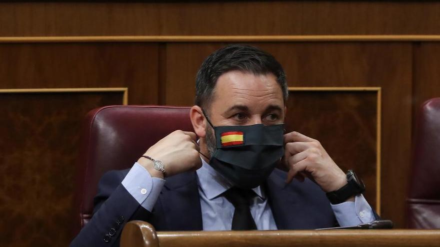 El líder de Vox, Santiago Abascal.