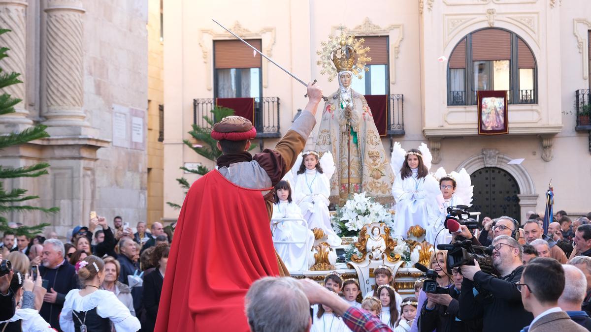 Así ha sido la Procesión de la Venida de la Virgen de Elche del año pasado