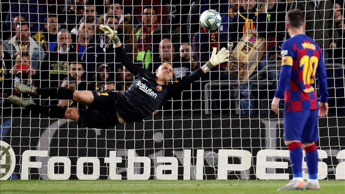 Poco pudo hacer Ter Stegen en el gol del Celta