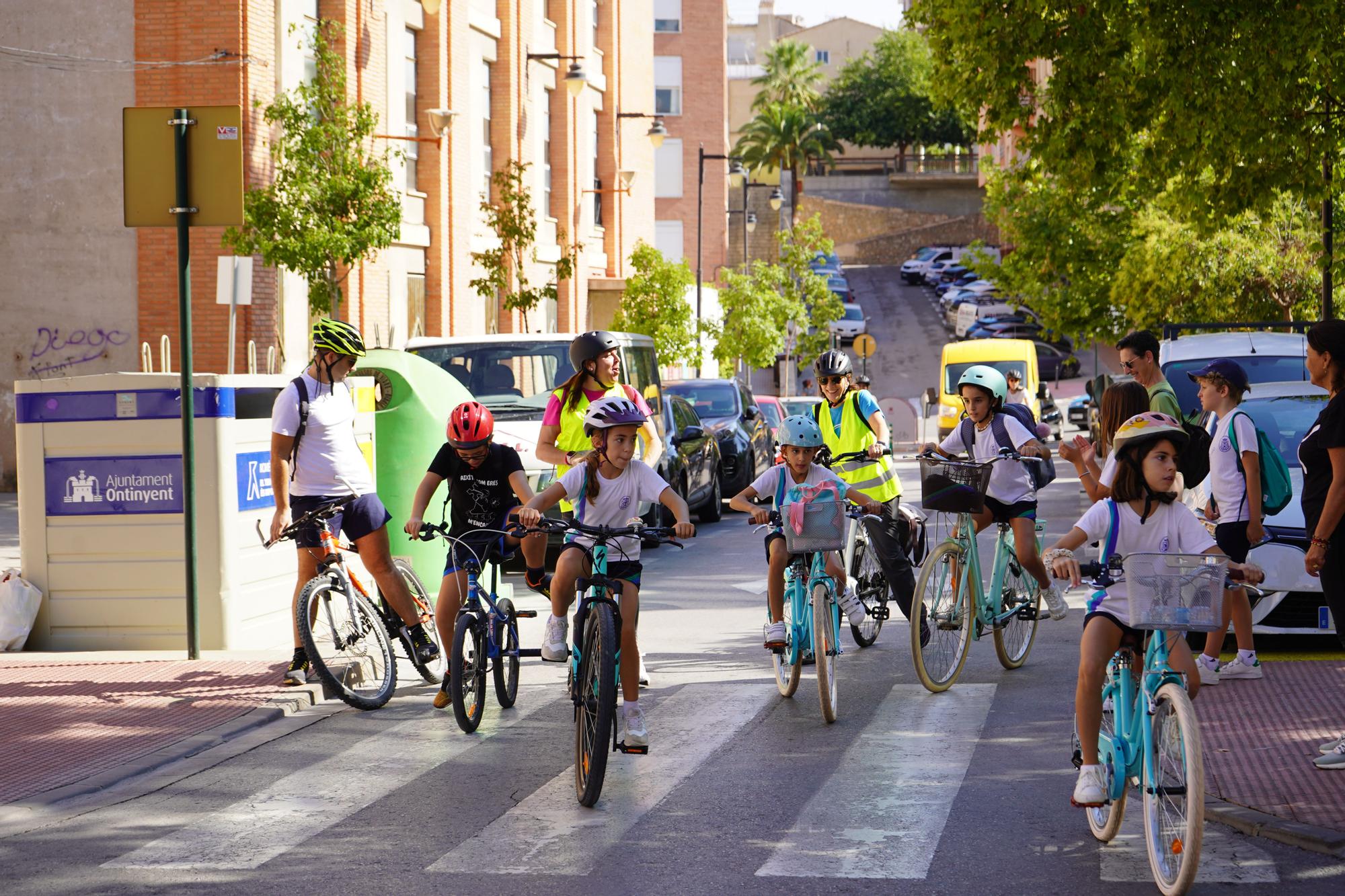 200 escolares de Ontinyent celebran el Día Mundial Sin Coches