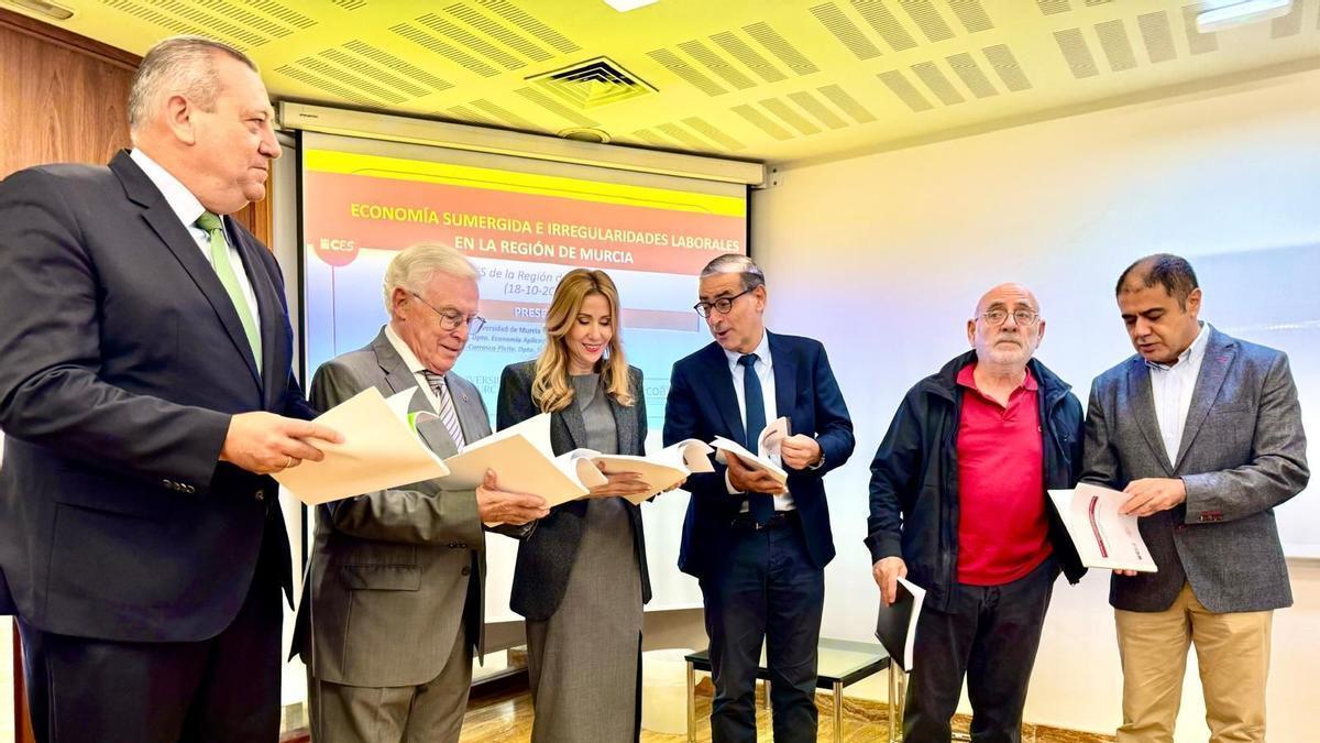El CES y la UMU presentaron en 2024 el estudio sobre el impacto de la economía sumergida en la Región.
