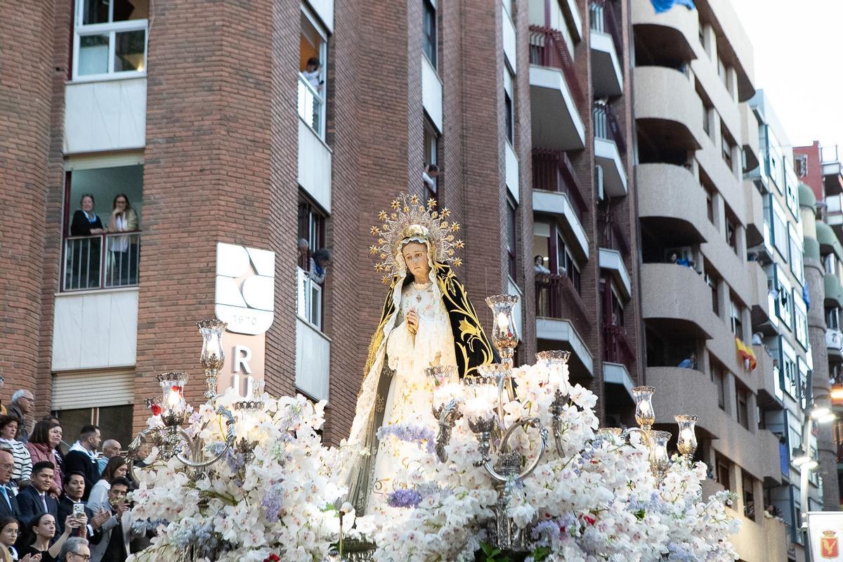La procesión del Viernes Santo de Lorca, en imágenes