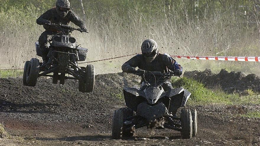 Imagen de archivo de una competición de quads