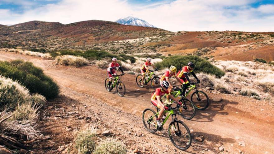 Ruta de mountainbike por el sur de Tenerife.