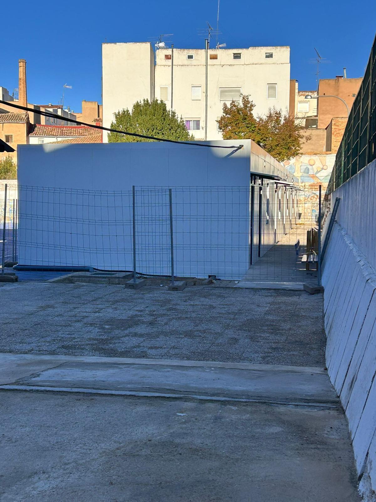 Barracones del IES Alameda de Utiel.