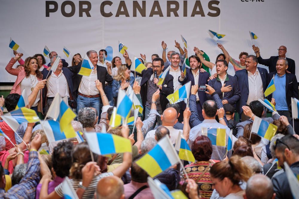 Acto electoral de CC-PNC de Fernando Clavojo