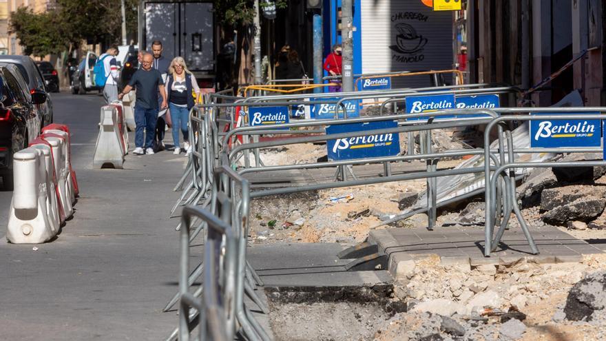 El Ayuntamiento de Alicante sanciona con unos 100.000 euros a la adjudicataria de la obra de la avenida Jijona por los retrasos acumulados