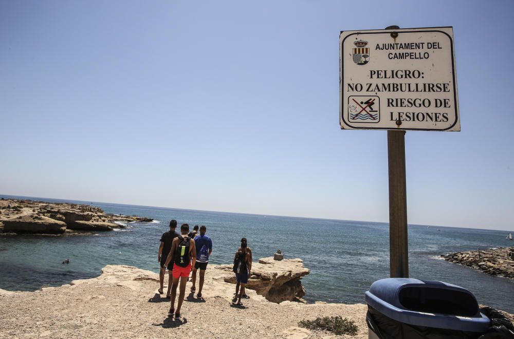 El salto más peligroso de El Campello