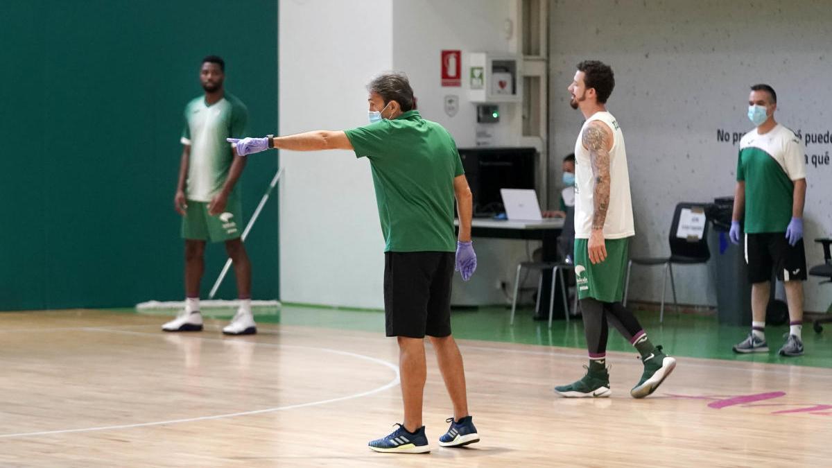 IImagen de un entrenamiento en Los Guindos.