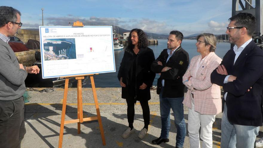 El muelle sonense de Portosín va a mejorar sus condiciones de abrigo y sumará diecisiete nuevos amarres