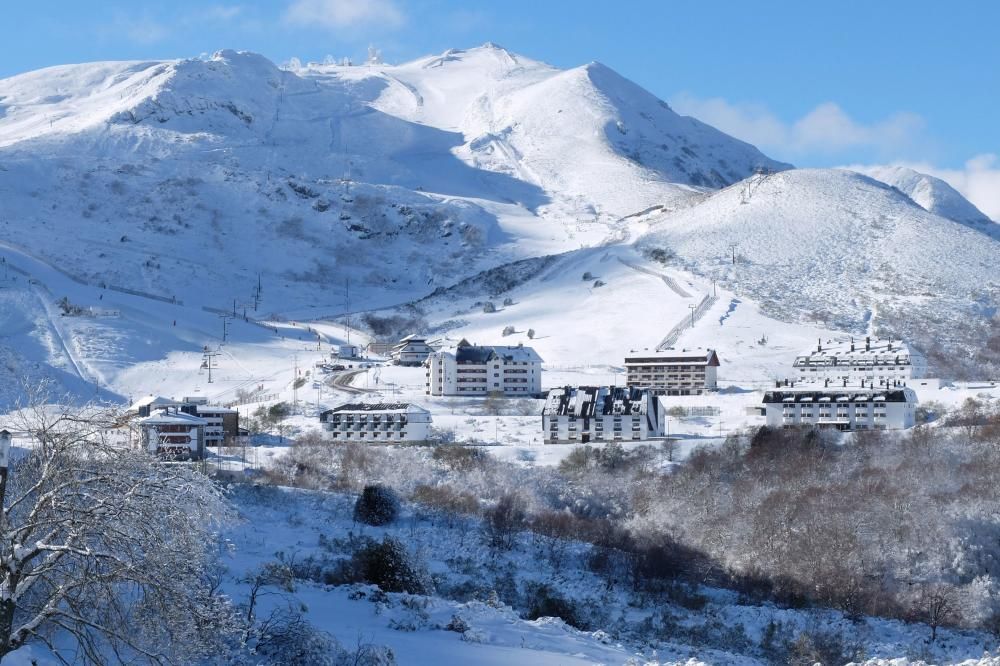 La última nevada en Pajares, en imágenes.